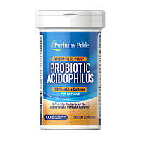 Пробіотики і пребіотики Puritan's Pride Probiotic Acidophilus 3 billion, 100 капсул