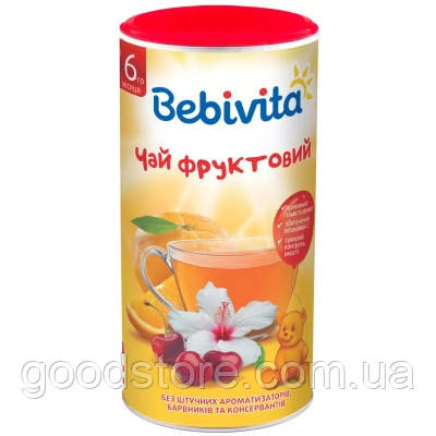 Дитячий чай Bebivita фруктовий 200 г (1623110)