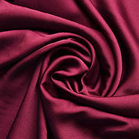 Ткань плательная атлас шелк Vanessa бордо (04-17390*018) TM IDEIA ш. 1,40