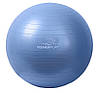 М'яч для фітнесу (фітбол) PowerPlay 4001 Ø65 cm Gymball Синій + помпа, фото 2