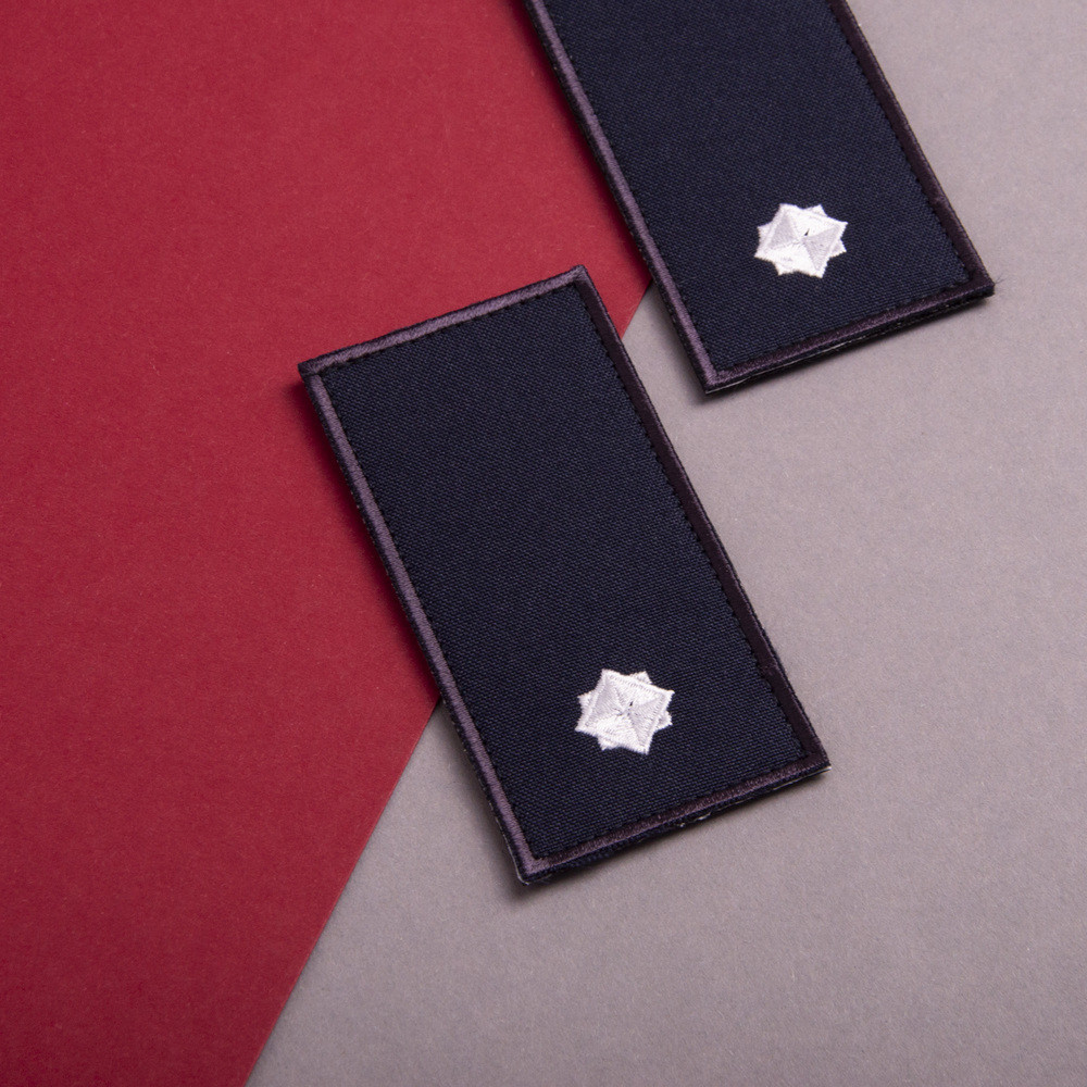 Шеврон нашивка на липучці погон звання ДСНС Джуніор, вишитий патч 5х10 ...