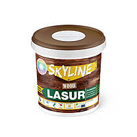 Лазурь декоративно-защитная для обработки дерева LASUR Wood SkyLine (Скайлайн) 0.4 л Белый