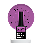NOTD MiDots gel polish 05 молочно-фісташковий гель лак з чорними точками, 10 мл