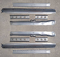 Порог наружный (низ короба, усилитель, соединитель) ВАЗ-2110, 2111, 2112, комплект - 10 деталей.