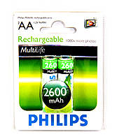 Акумулятор Philips MultiLife AA Ni-MH 2600 mAh