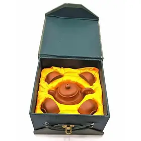 Сервіз глиняний коричневий (17х18х9,5 см)