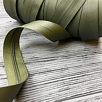 Блискавка рулонна тип 7 ​​хаки водовідштовхувальна