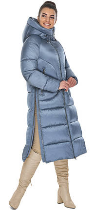 Жіноча куртка високоякісна колір оливного модель 57260, фото 2