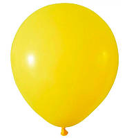 Воздушные шарики Balonevi (45 см) 1 шт, Турция, цвет - жёлтый (пастель)