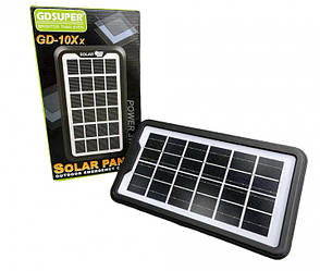Портативна сонячна панель GDPLUS GD-10X з USB