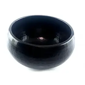 Чаша співаюча кована чорна (d-15.5 см h-8.5 см)