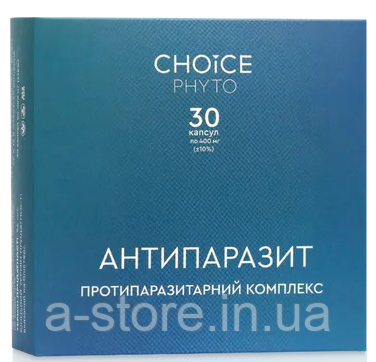 Антипаразитарний комплекс Choice Антипаразит 400 мг 30 капсул