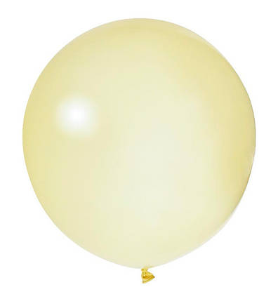 Повітряні кулі Balonevi (60 см) 1 шт, Туреччина, колір - ваніль (пастель), фото 1