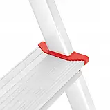 Драбина одностороння алюмінієва HIGHER 6-ступнева до 125кг Стремянка, фото 7