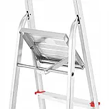 Драбина одностороння алюмінієва HIGHER 6-ступнева до 125кг Стремянка, фото 4