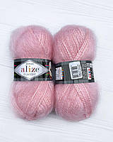 Пряжа Alize Mohair Classic - 271 ніжно-рожевий