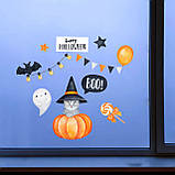 Вінілові стікери на вікна Хелловін, фото 2