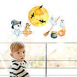 Вінілові стікери на вікна Halloween, фото 2