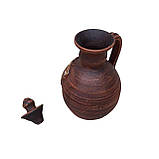 Графин Gorilka Керамічний з червоної глини 500 мл - для напоїв, фото 4