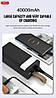 Портативний Power Bank XO-PR130 40000 mAh зовнішній акумулятор повербанк для смартфона швидка зарядка ліхтарик, фото 7