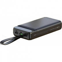 Портативний Power Bank XO-PR157 40000 mAh зовнішній акумулятор повербанк для смартфона швидка зарядка ліхтарик, фото 3