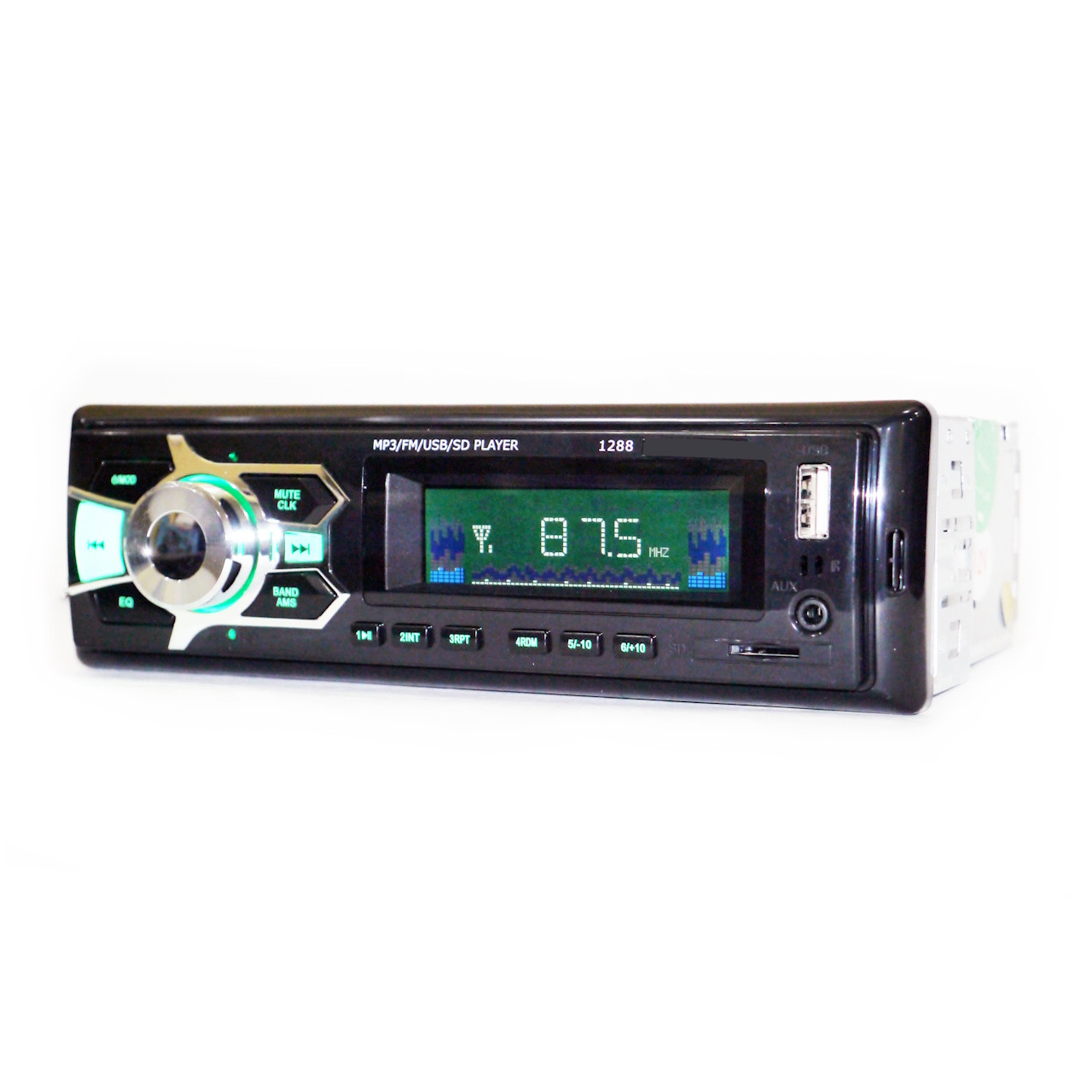 1 din Автомагнітола 1288 USB SD AUX 1 дин стандартна магнітола з гарним звуком в Ланос, фото 1