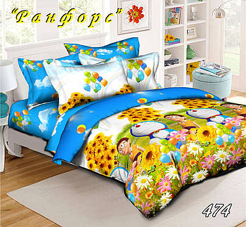 Полуторна постільна білизна Тет-@-Тет 474