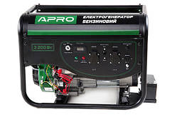 Генератор бензиновий 4-тактний 3.0/3.2 кВт (електро запуск) APRO