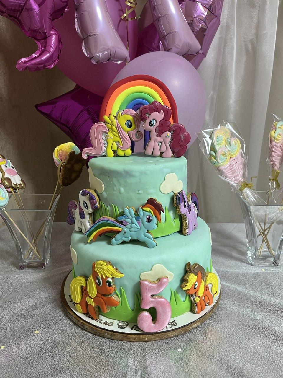 Декор на торт "Літл поні", фото 1