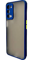 TPU чехол накладка Matte Color Case для OPPO A55 синий