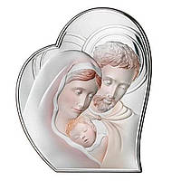 Серебряная икона Святое Семейство (16 x 19,5 см) Valentі 81050 3L COL