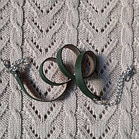 Ручка для мини - сумочки 1,5 *130. Изумрудный