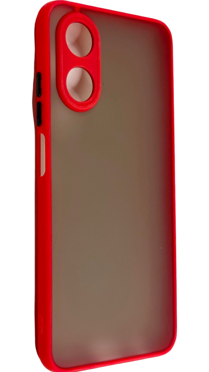TPU чохол накладка Matte Color Case для OPPO A17k червоний