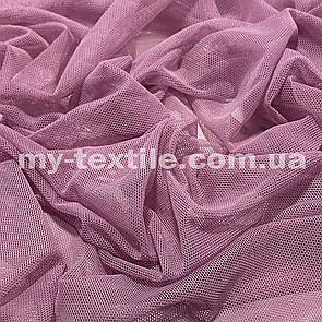 Сітка стрейч 150 см однотонна Пудра