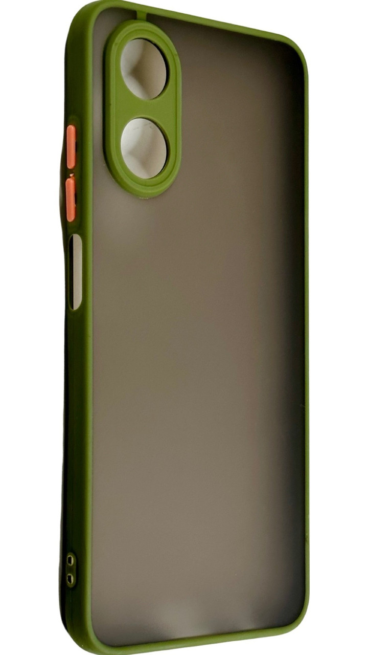 TPU чохол накладка Matte Color Case для OPPO A17k світло-зелений