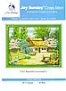 Набір для вишивання за нанесеною на канву схемою "Beautiful homeland(3)".AIDA 14CT printed, 44*36 см, фото 3