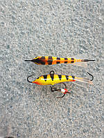 Балансир з трійником капля для зимової риболовлі Accurat 3 см 6 г колір 018