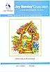 Набір для вишивання за нанесеною на канву схемою "Gate of Wonderland" .AIDA 14CT printed, 29*33 см, фото 3