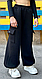 Стильні теплі штани парашути — карго для дівчаток, тринитка, фліс, розміри на зріст 128 — 160 + відеообзор, фото 3