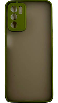 TPU чохол накладка Matte Color Case для OPPO A16 світло-зелений, фото 3