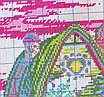 Набір для вишивання за нанесеною на канву схемою "Dream land place". AIDA 14CT printed,54*39см, фото 6