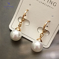 Сережки з перлами Xuping