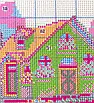 Набір для вишивання за нанесеною на канву схемою "Flowers shed (3)" .AIDA 14CT printed, 30*31 см, фото 6