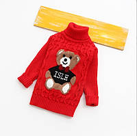 Детский гольф для детей 100-140см Детский свитер девочке Теплый детский свитер