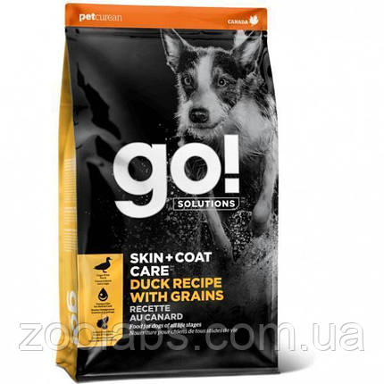 Корм Go! для собак з качкою | Go! Skin + Coat Duck Recipe With Grain 1,6 кг, фото 1