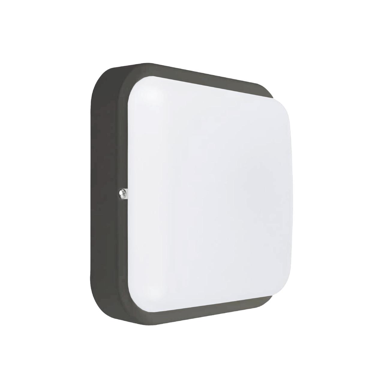 Світлодіодний світильник ДББ 20У-12-205У1 Квадро-12 12Вт 1200Лм 5000К антрацит, фото 1