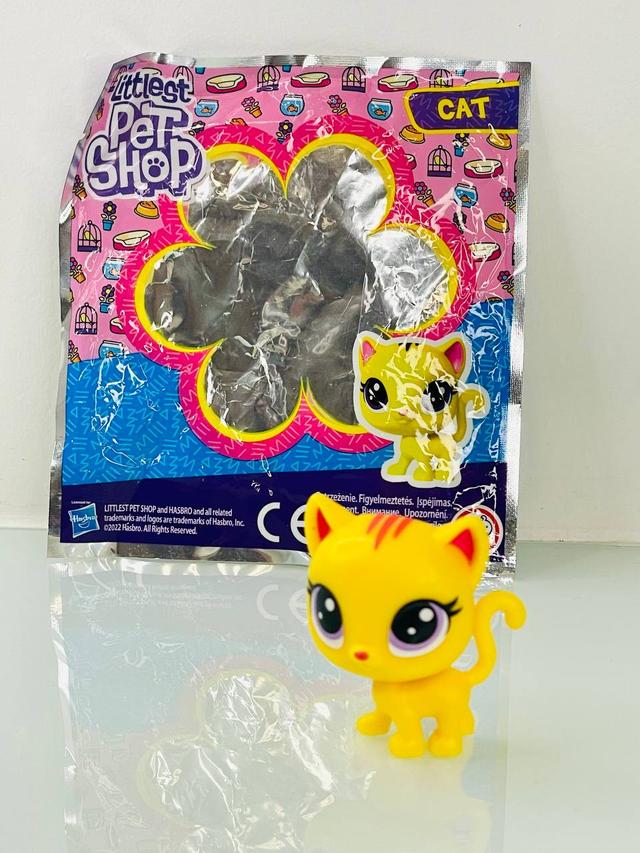 Littlest Pet Shop CAT Фігурка Літл Пет Шоп Котик жовтий Маленький зоомагазин Hasbro 2300507