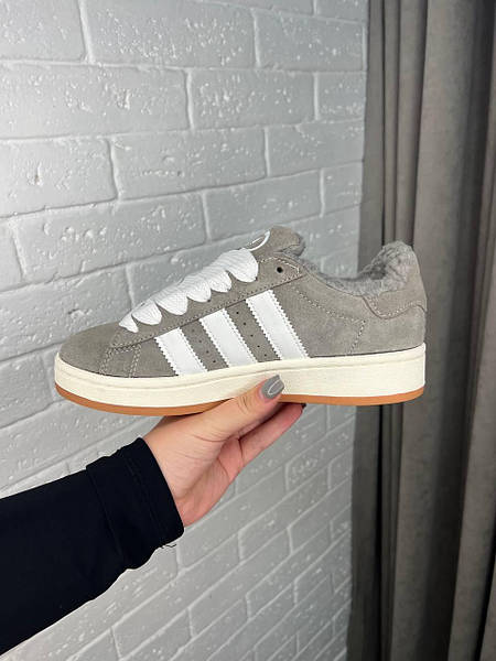 Adidas Campus Grey White Winter Fur 13951