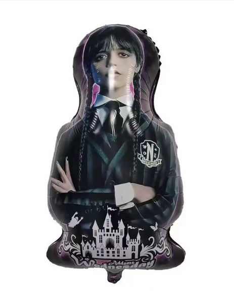 Фольгована куля "Венсдей / Wednesday" 50х83 см (УП), фото 1