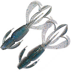 Силікон Keitech Crazy Flapper 4.4" (6 шт/уп) ea#22 electric silver shi